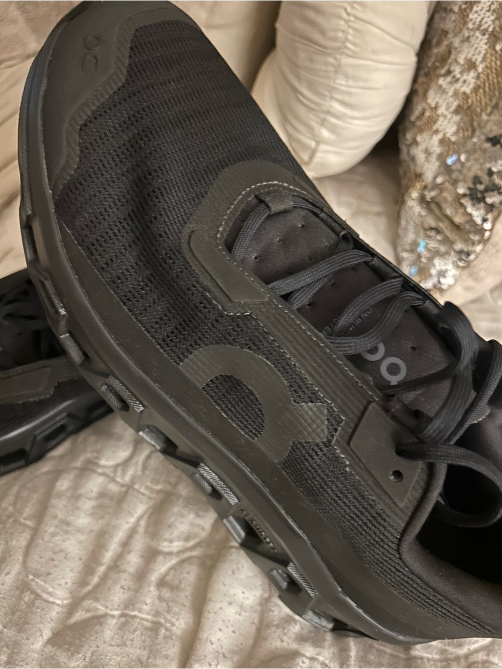 On Running Cloudmonster Void Men's Black Athletic Running Shoes